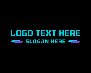 Video Game - Cyber Futuristic Technology logo design