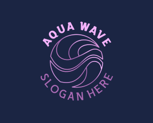 Modern Startup Wave logo design