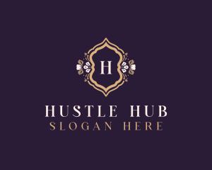 Premium Floral Boutique logo design