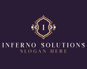 Premium Floral Boutique logo design