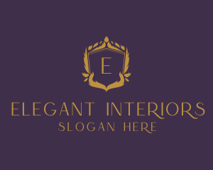 Elegant Wreath Stylist logo design