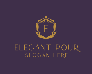 Elegant Wreath Stylist logo design