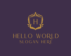 Elegant Wreath Stylist logo design