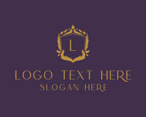 Upmarket - Elegant Wreath Stylist logo design