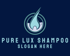 Shampoo - Hair Dermatologist Treatment logo design