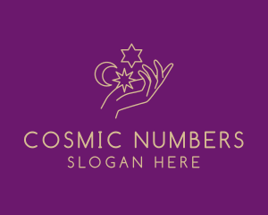 Numerology - Fortune Teller Stars logo design