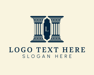 Investor - Column Pillar Architecture logo design