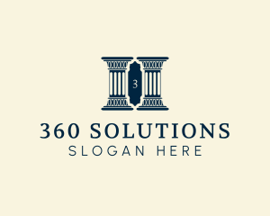 Column Pillar Architecture logo design