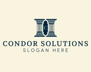 Column Pillar Architecture logo design