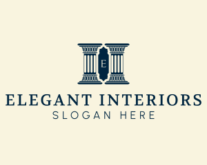 Column Pillar Architecture logo design