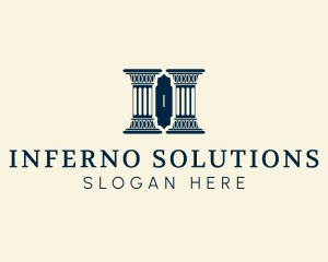 Column Pillar Architecture logo design