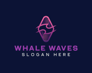 Wave Tech Developer logo design