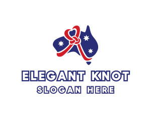 Heart Knot Australia logo design