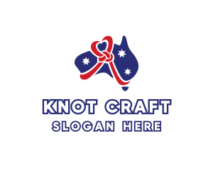 Heart Knot Australia logo design