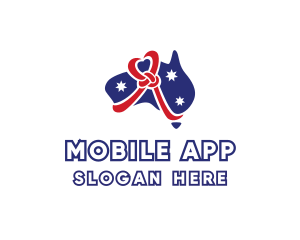 Dating App - Heart Knot Australia logo design