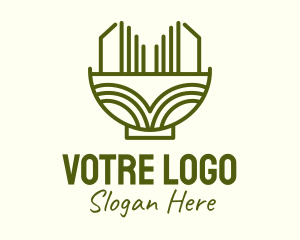 Food Stand - Noodle Food Bowl logo design