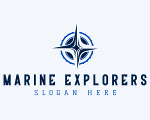 Star Compass Exploration logo design