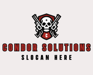 Gun Military Weapon logo design