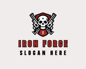 Gun Military Weapon logo design