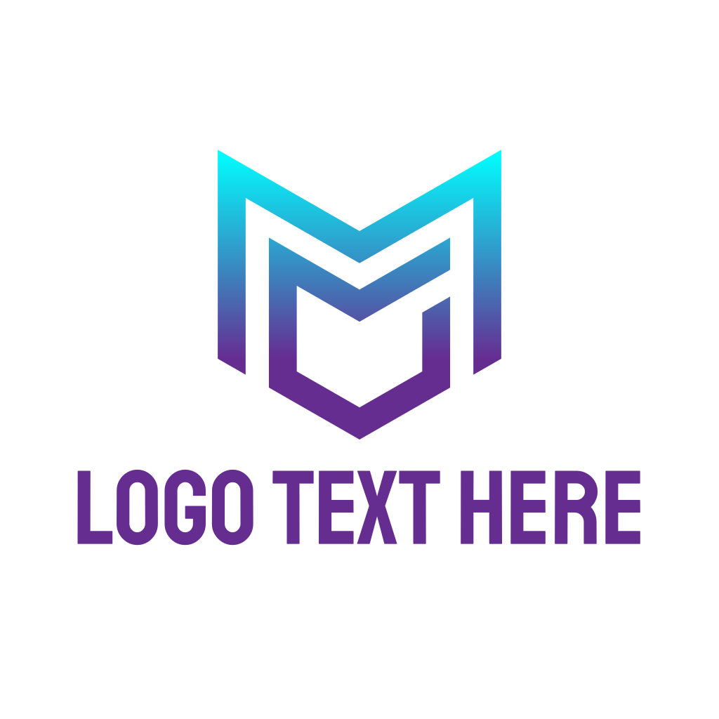 Gradient Blue MG Logo | BrandCrowd Logo Maker