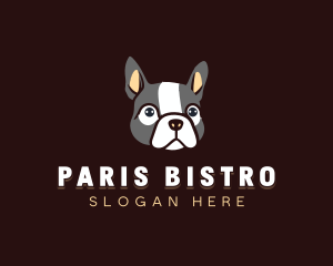 Bulldog Puppy Dog  logo design