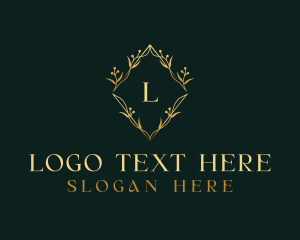 Esthetician - Floral Wedding Stylist logo design