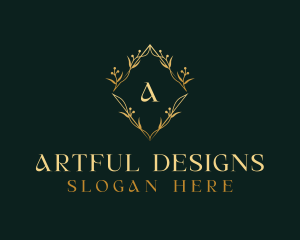 Floral Wedding Stylist logo design