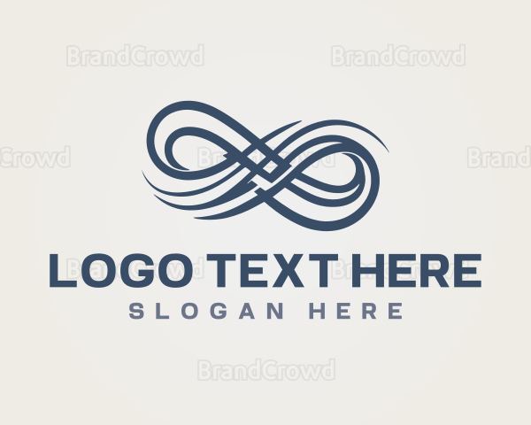 Abstract Infinity Loop Logo