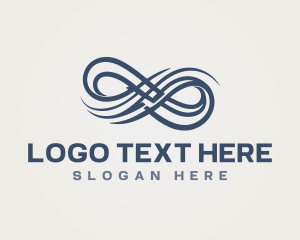 Abstract Infinity Loop Logo