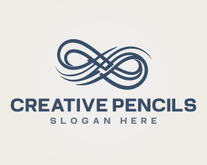 Abstract Infinity Loop logo design