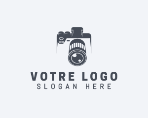 Vlogger - Digital Camera Photography logo design