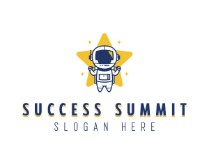 Star Astronaut Coach  logo design