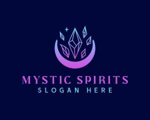 Crystal Moon Jewelry logo design