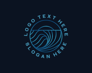 Wave Water Ocean Logo