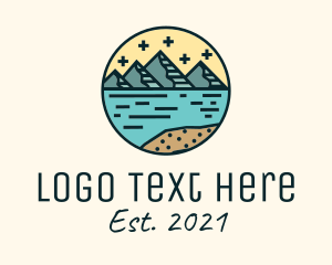 Travel - Circle Mountain Adventure logo design