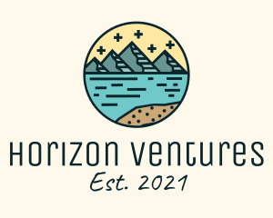 Circle Mountain Adventure  logo design