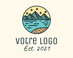 Mirage - Circle Mountain Adventure logo design