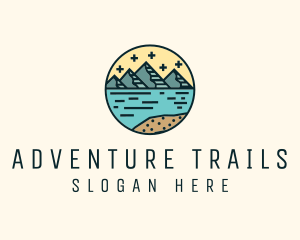 Lake Mountain Adventure  logo design