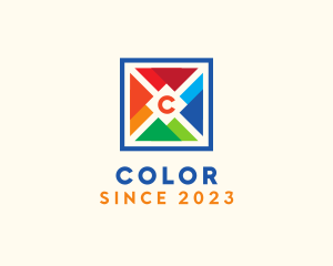Colorful - Geometric Pattern Art Frame logo design