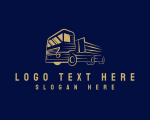 Truckload - Yellow Transport Express logo design