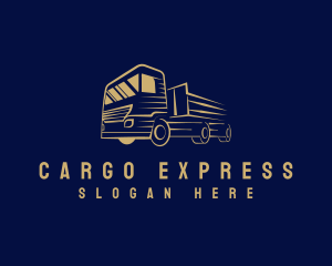 Yellow Transport Express logo design