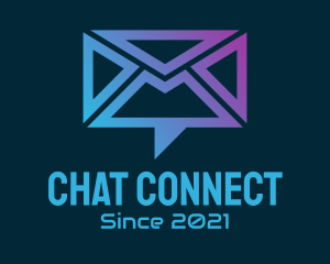 Chat - Chat Mail Envelope logo design
