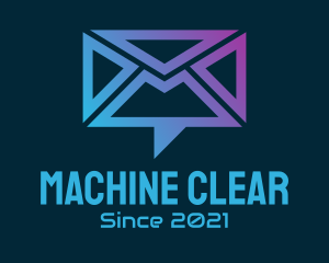 Chat Mail Envelope logo design