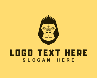 Cool Gorilla Mascot logo design
