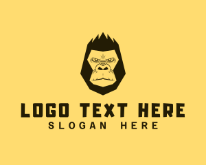 Gorilla - Cool Gorilla Ape logo design