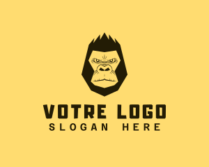 Cool Gorilla Ape Logo