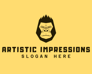 Cool Gorilla Ape logo design