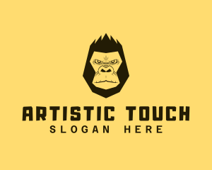 Cool Gorilla Ape logo design