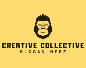 Cool Gorilla Ape logo design