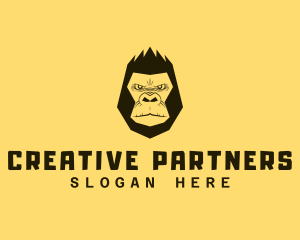 Cool Gorilla Ape logo design